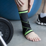 Ankle protection Flexible - Green/Black